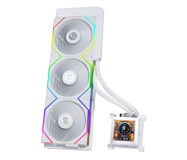 Lian Li HydroShift LCD 360 TL RGB White 3x120mm - 1267457 - zdjęcie
